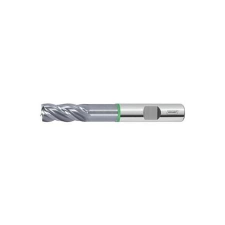 Holex Pro Steel Solid Carbide End Mill, TiAlN Coated, 10 mm 203056 10